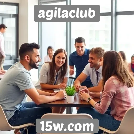 como a comunidade do agilaclub interage entre si