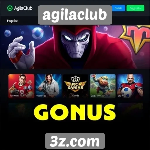Jogos populares disponíveis no AgilaClub
